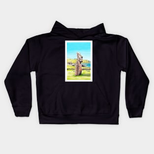 Chile, Isla De Pascua Kids Hoodie